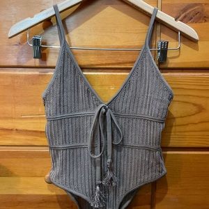 Knit body suit